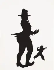 Kara Walker, Emancipation Approximation: Scene 5, 1999-2000, Screenprint, on Somerset paper, the full sheet