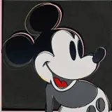 Mickey Mouse, from Myths (F & S. 265) by Andy Warhol, 1981, Screenprint in colors with diamond dust, on Lenox Museum Board, the full sheet, sold Oct 2022