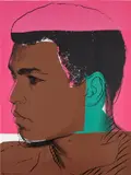 Muhammad Ali (F. & S. 179) by Andy Warhol, 1978, Screenprint in colors, on Strathmore Bristol paper, the full sheet, sold Oct 2022
