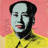 Mao (F. & S. 91) by Andy Warhol, 1972, Screenprint in colors, on Beckett High White paper, the full sheet, sold Oct 2022