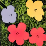 Flowers (F. & S. 73) by Andy Warhol, 1970, Screenprint in colors, on wove paper, the full sheet, sold Oct 2022