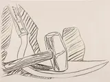 Hammer and Sickle: one plate (see F. & S. 162) by Andy Warhol, 1977, Screenprint, on Strathmore paper, the full sheet, sold Oct 2022