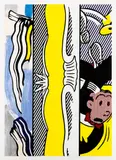 Roy Lichtenstein, Two Paintings: Dagwood, from Paintings (G. 1146, C. 207), 1984, Woodcut and lithograph in colors, on Arches paper, with full margins