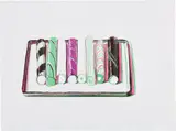 Wayne Thiebaud, Candy Sticks in a Pan (Big Candy), 1980, Lithograph in unique colors, on Rives BFK paper, with full margins