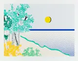 Roy Lichtenstein, Titled (C. 307), 1996, Screenprint in colors, on Coventry Rag paper, with full margins