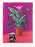 David Hockney, Untitled (224) (striped mug), 2010, iPad drawing in colors, on wove paper, with full margins