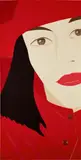 Alex Katz, Red Coat (S. 164), 1983, Screenprint in colors, on Stonehenge paper, the full sheet