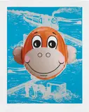 Jeff Koons, Monkey Train (Blue), 2007, Screenprint and inkjet print in colors, on Somerset paper, with full margins
