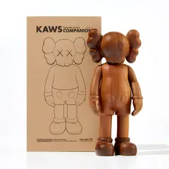 Companion (Karimoku Version) by Kaws, 2011, Karimoku wood multiple, contained in the original cardboard packing box, offered Oct 2022