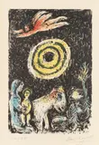Marc Chagall, Soleil d'hiver (Winter Sun) (M. 716), 1974, Lithograph in colors, on wove paper, with full margins