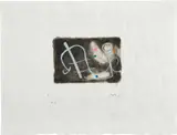 Joan Miró, Fusées (Rockets): one plate (D. 260, see C. bks 54), 1959, Etching and aquatint in colors with hand-stenciled multi-color spots, on Japon Misumi paper, with full margins