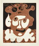 Carnaval (B. 1193, Ba. 1356) by Pablo Picasso, 1965, Linocut in colors, on Arches paper, with full margins, sold Oct 2022