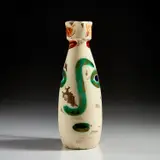 Pablo Picasso, Visage (Face) (R. 611), 1969, White earthenware turned pitcher painted in colors, glazed and with knife engraving