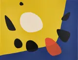 Untitled by Alexander Calder, 1962, Lithograph in colors, on Arches paper, the full sheet, sold Oct 2022