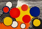 Bird's Nest by Alexander Calder, 1968, Lithograph in colors, on wove paper, the full sheet, sold Oct 2022