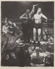 Introductions (M. 97) by George Bellows, 1921, Lithograph, on laid China paper, with margins, sold Oct 2022