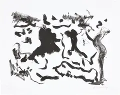 Untitled by Willem de Kooning, 1981, Lithograph, on wove paper, with full margins, sold Oct 2022
