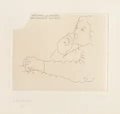 Copernico (Kopernikus) (K. 80007) by Eduardo Chillida, 1980, Etching, on Japan paper chine collé to Arches paper, with full margins, sold Oct 2022