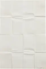 Sol LeWitt, Fold Drawing, 1971, Folded wove paper drawing