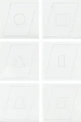 Geometric Figures Within Geometric Figures, plates #31-36 (see K. 1976.07) by Sol LeWitt, 1976, Six etchings, on wove paper, with full margins, sold Oct 2022