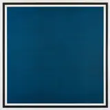 Sol LeWitt, Colors with Lines in Four Directions, Within a Black Border (Blue), from Four x Four x Four (K. 1990.09)