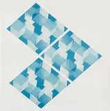 Mel Bochner, Untitled, from Four x Four x Four (K. 1990.01), 1990, Screenprint in colors, on Somerset paper, with full margins