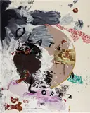 Julian Schnabel, Olatz López, 1992, Screenprint in colors, on Arches paper, the full sheet