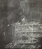 Cy Twombly, Leo Castelli Gallery exhibition poster, 1967, Offset lithograph, on thin wove paper, the full sheet