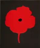 12 Colors: one plate by Donald Sultan, 2007, Screenprint in colors, on wove paper, the full sheet, sold Oct 2022