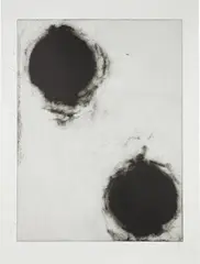Pomegranates II, from Pomegranates by Donald Sultan, 1990, Etching and aquatint, on Somerset paper, with full margins, sold Oct 2022