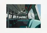 Richard Estes, Bus Interior, from Urban Landscapes III (A. p. 123)