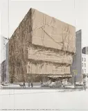 Christo & Jeanne-Claude, Whitney Museum of American Art, Packed, Project for New York, from (Some) Not Realized Projects (S. 35)