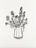 Tom Wesselmann, Country Bouquet for Tammy, 1989, Screenprint, on Arches paper, with full margins
