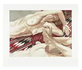 Philip Pearlstein, Two Nudes on Navajo Blanket