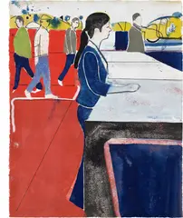 David Korty, Untitled 8, 2008, Watercolor drawing, on wove paper