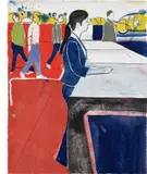 David Korty, Untitled 8, 2008, Watercolor drawing, on wove paper