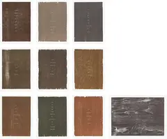 Poems by Ugo Rondinone, 2006, The complete set of 10 woodcuts in colors, on Arches paper, with full margins, with colophon, all contained in the origi, sold Oct 2022