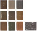 Ugo Rondinone, Poems, 2006, The complete set of 10 woodcuts in colors, on Arches paper, with full margins, with colophon, all contained in the original linen-covered portfolio