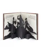 Kara Walker, Freedom, a Fable, 1997, Laser-cut paper pop-up book, bound in brown leather (as issued)