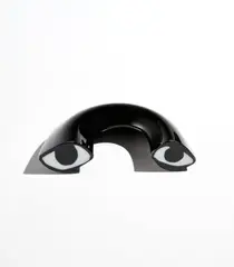 Crazy Eyes by Kiki Smith, 1997, Cast glass multiple, sold Oct 2022