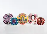 Judy Chicago, The Dinner Party (five plates)