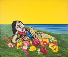 Untitled by Zeng Fanzhi, 2008, Lithograph in colors, on wove paper, the full sheet, sold Oct 2022