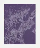 Sarah Sze, Funny Feeling, 2004, Lithograph, on wove paper, with full margins