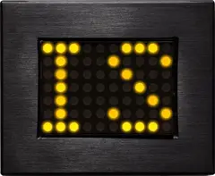 Truisms 5 by Jenny Holzer, 1992, Electronic mini LED screen with color-changing diodes, contained in the original black painted metal frame specified by , sold Oct 2022