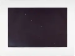 Big Dipper over Desert (E. 321) by Ed Ruscha, 1982, Aquatint in colors, on Arches paper, with full margins, sold Oct 2022