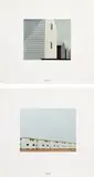 Dan Graham, Tract Houses, Jersey City, New Jersey; and Row of Tract Houses, Bayonne, New Jersey, from Homes for America, 1966, Two photolithographs in colors, on smooth wove paper, with full margins