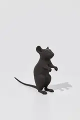 Maus (Mouse) by Katharina Fritsch, 1991/1998, Painted polyester resin multiple, sold Oct 2022