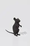 Katharina Fritsch, Maus (Mouse), 1991/1998, Painted polyester resin multiple