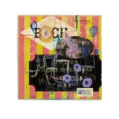 Rodney Graham, Untitled, 2004, Crayon drawing on found Bach record cover