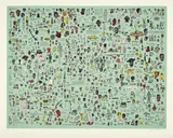 Christian Schumann, Ah Geef Op!, 1996, Screenprint in colors, on wove paper, with full margins